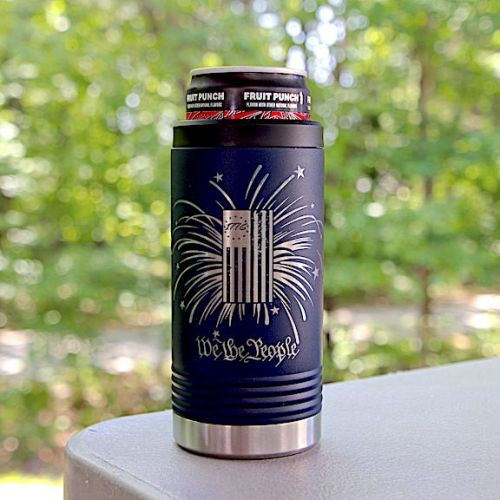 Personalized Slim Can Cooler, 12 oz. Insulated Metal