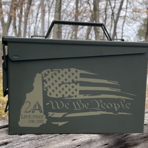 Personalized Ammo Box, 50 CAL Ammo Can Gift
