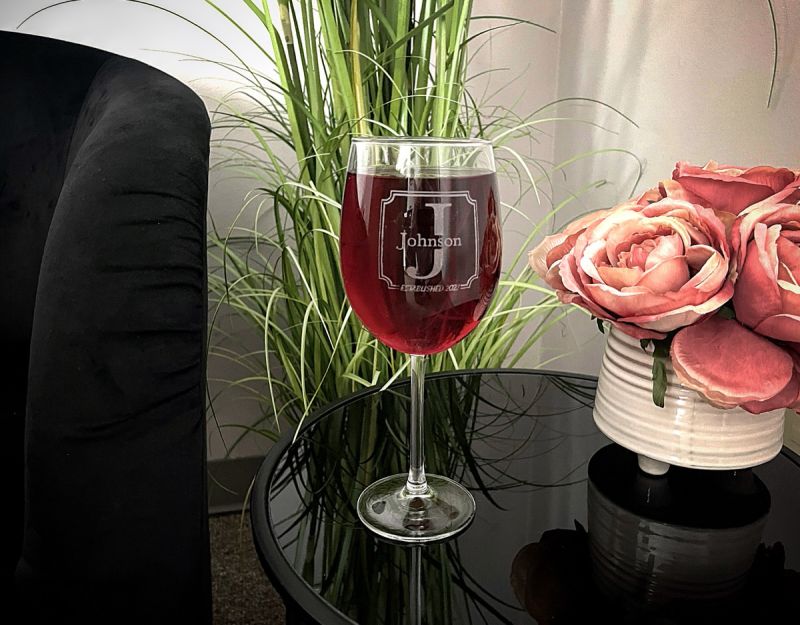 Personalized Wine Glass, 19 oz.