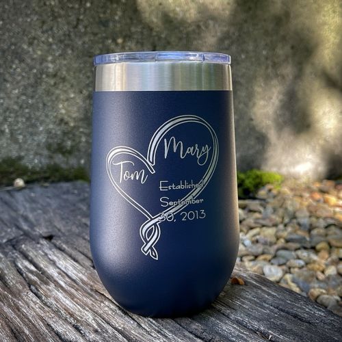 Personalized Wine Tumbler, 16 oz. Insulated Metal