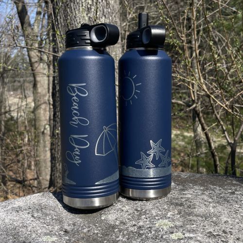 Personalized Metal Water Bottle, 40. oz Insulated