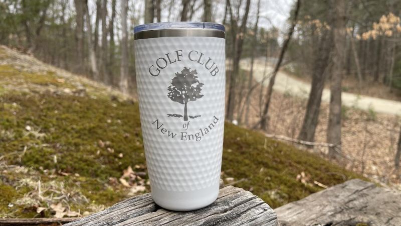 Personalized Golf Ball Tumbler, 20 oz. Insulated Metal