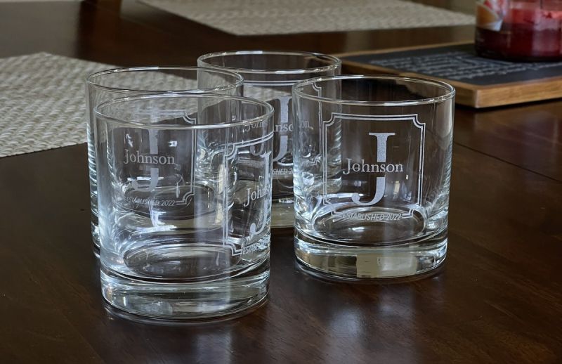 Personalized Whiskey Glass, 11 oz.