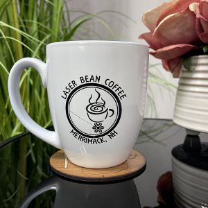 Personalized Ceramic Bistro Mug, 16 oz.