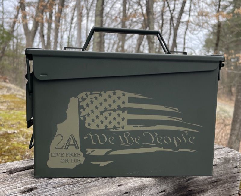 Personalized Ammo Box, 50 CAL Ammo Can Gift