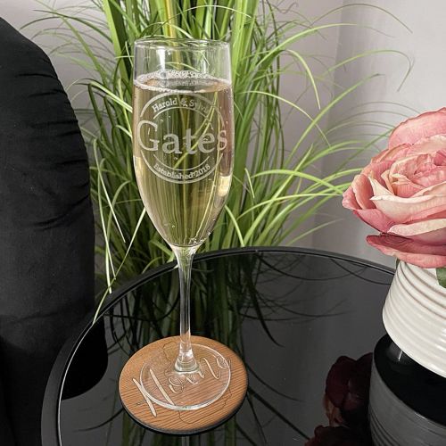 Personalized Champagne Flute, 8 oz.