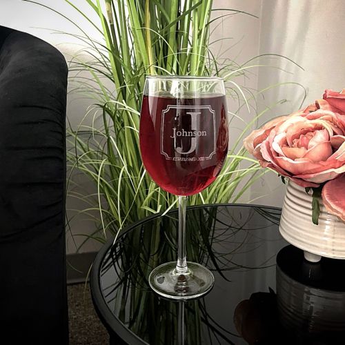 Personalized Wine Glass, 19 oz.